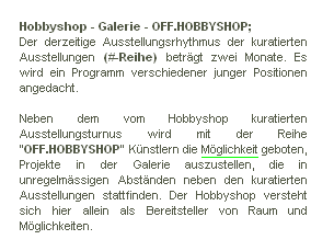 hobbyshop.monospaced.org - 04.05.2006 - Philip Grözinger und Claus Hugo Nielsen